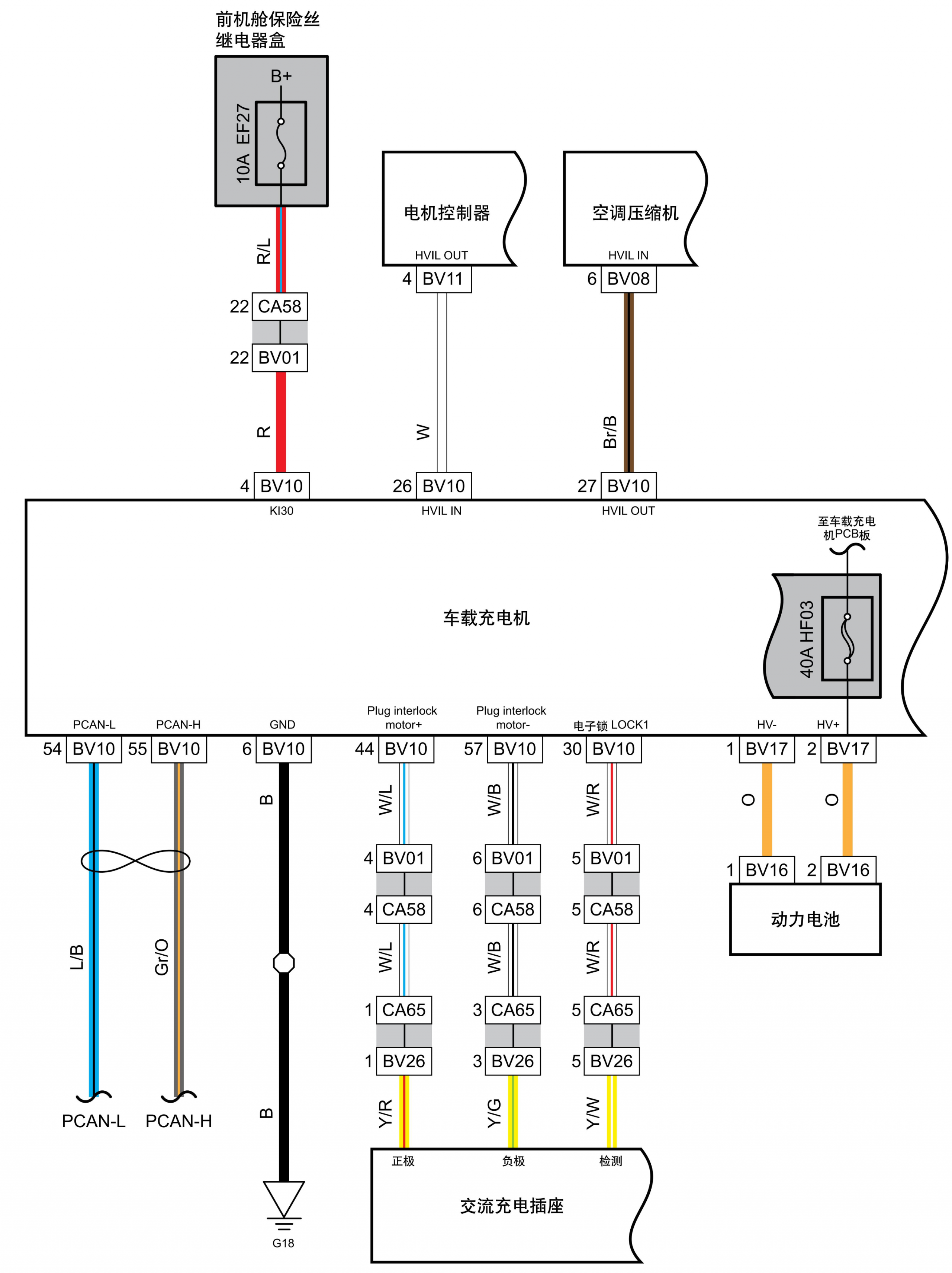 帝豪EV450交流无法充电故障诊断-奇点